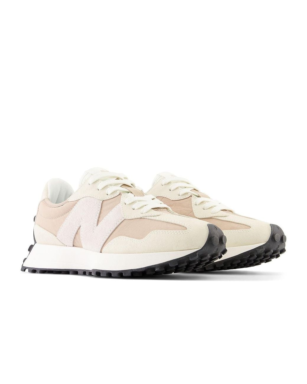 New Balance White (Wmns) 327 'Angora Sand'