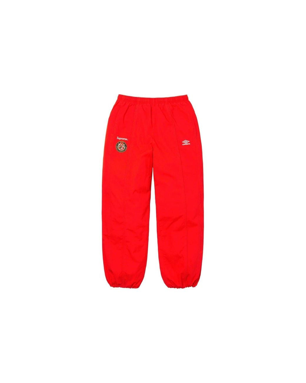 Supreme Red X Umbro Casual Sweatpants for men