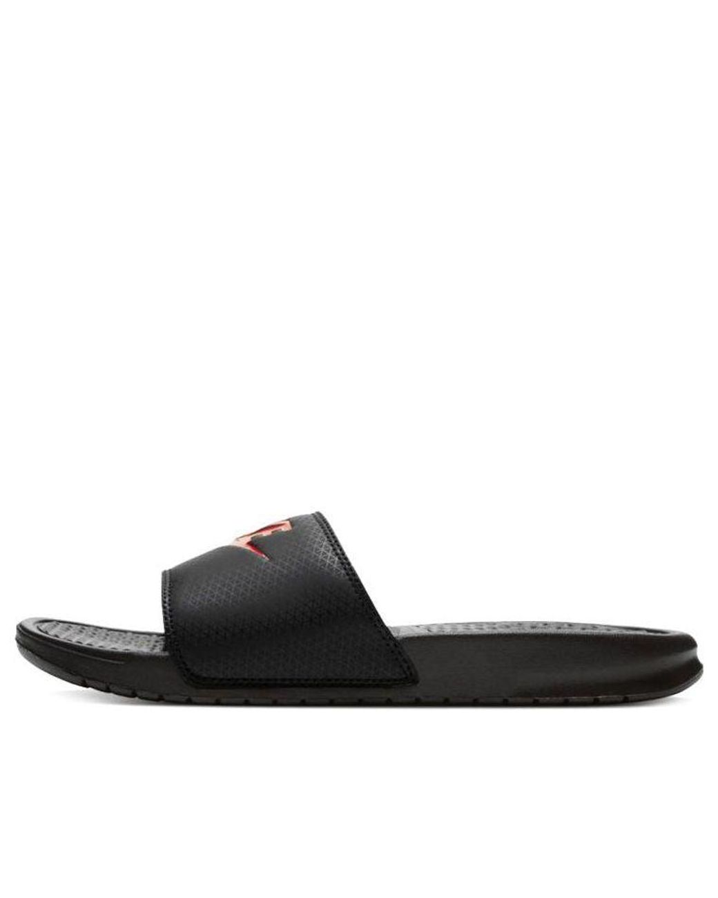 Nike Black Benassi Slide 'Just Do It' for men