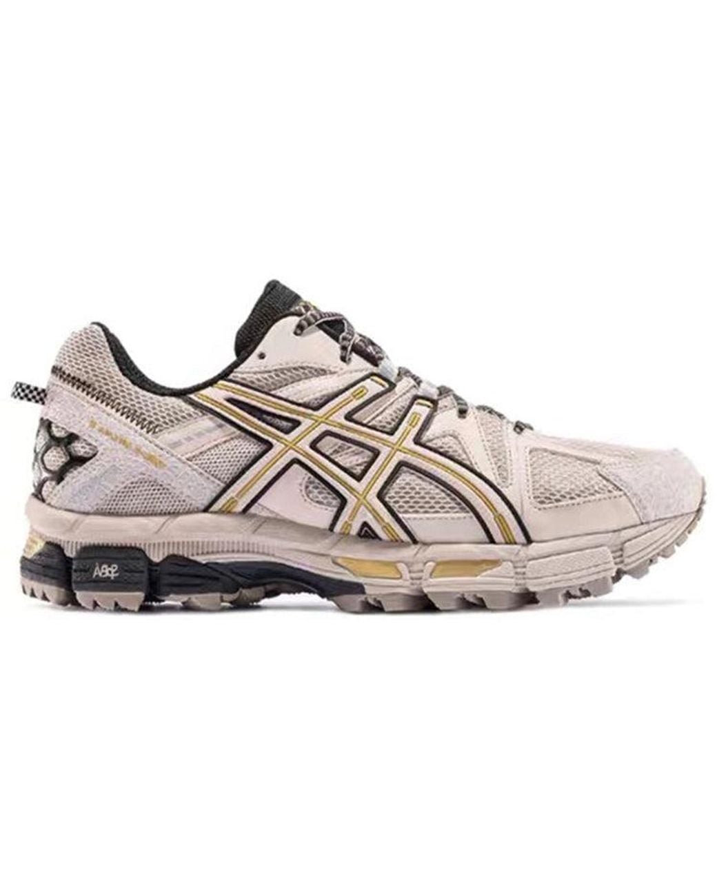 Asics White Gel-Kahana8 Shoes for men