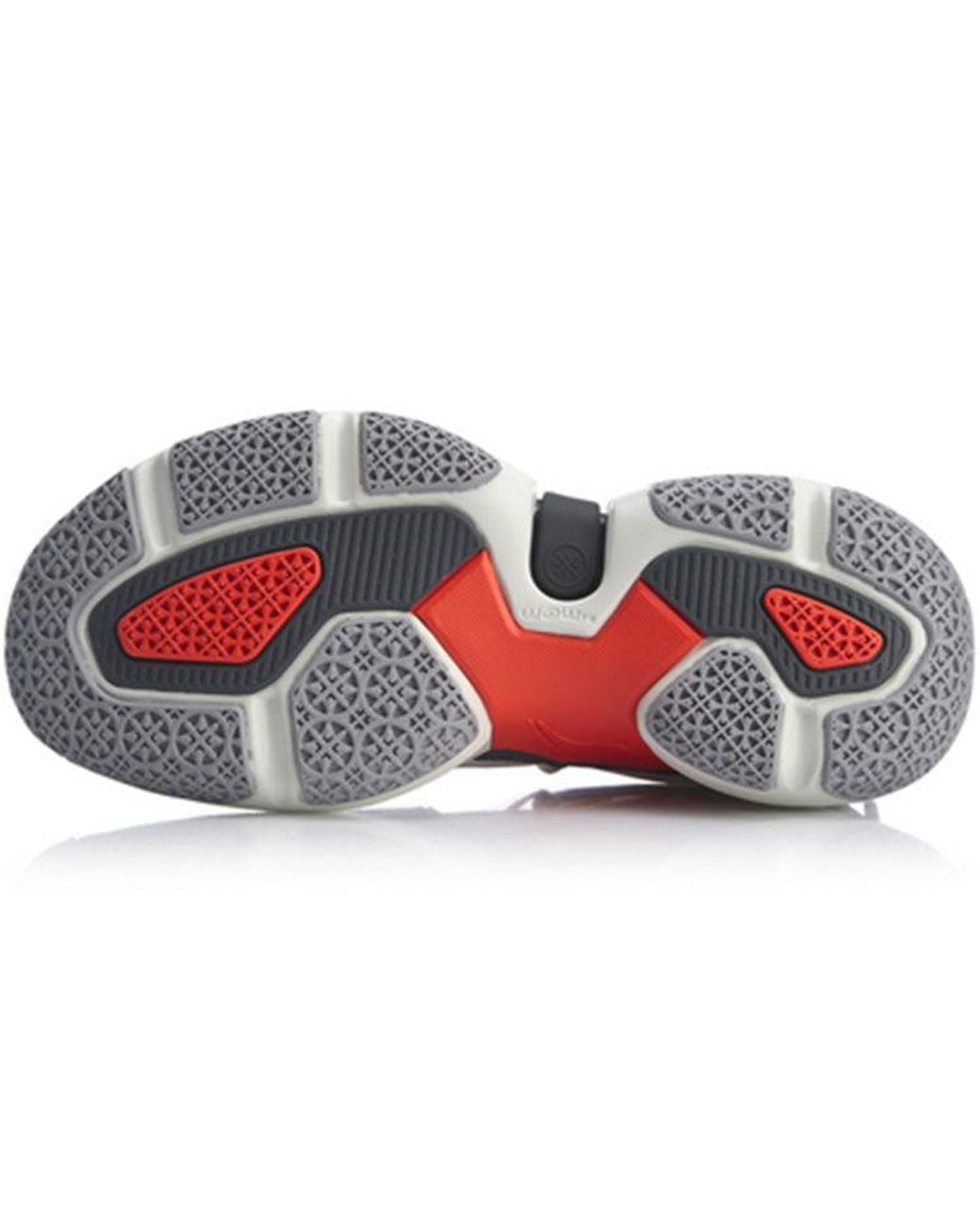Li-ning Gray Wowtr Shock Absorption Basketball Shoe for men