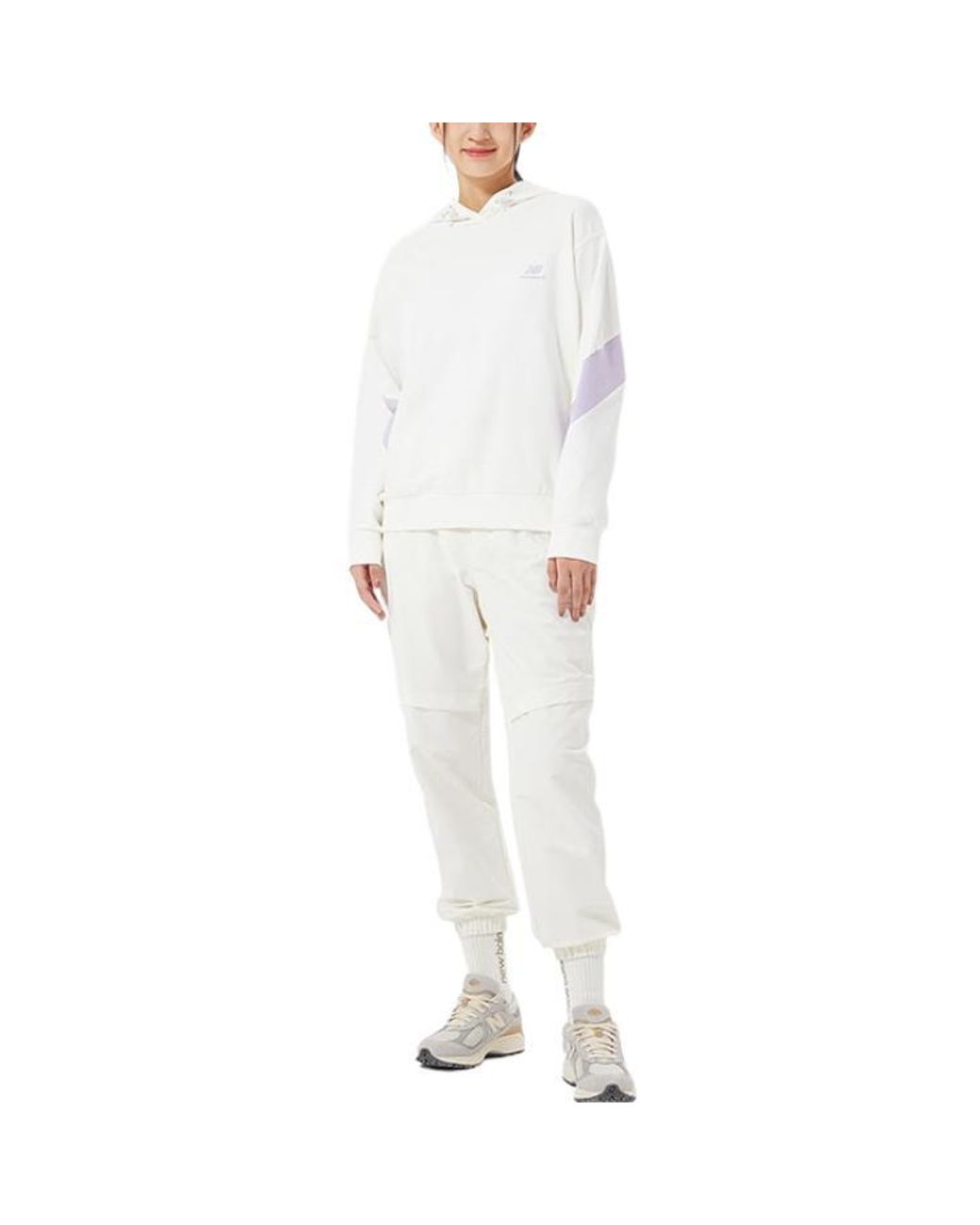 New Balance White (Wmns) Sportswear Hoodie