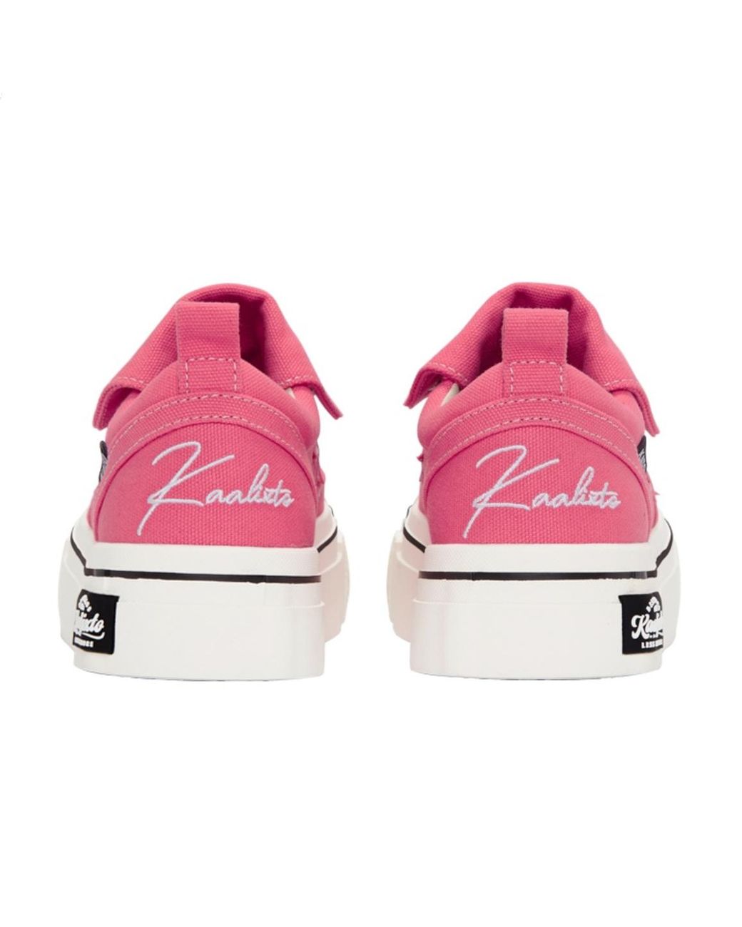 KAALIXTO Pink Skateboarding Canvas Low 'Power' for men