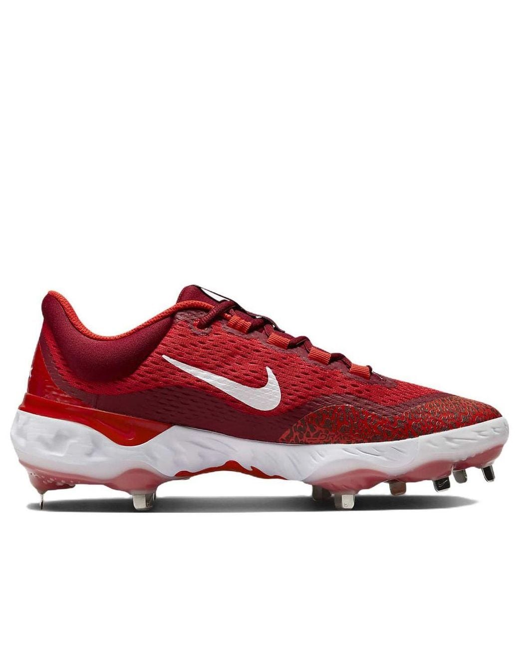 Nike Red Alpha Huarache Elite 4 Low 'University' for men