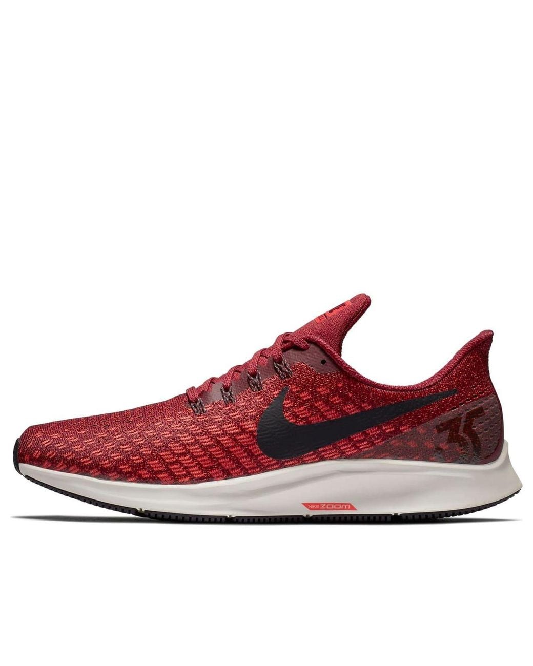 Nike Red Air Zoom Pegasus 35 'Team' for men