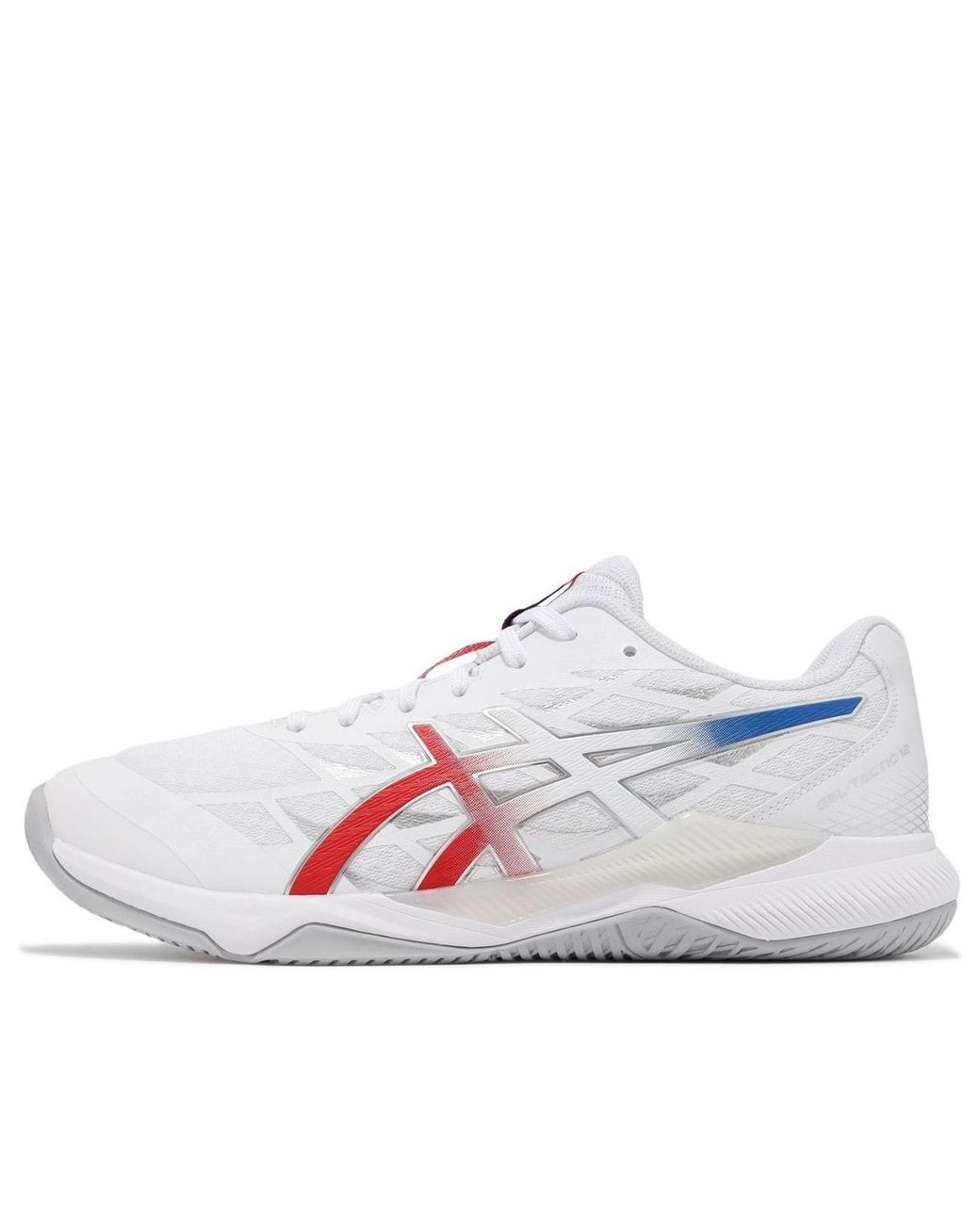 Asics White Gel-Tactic 12 2E Wide Pure' for men
