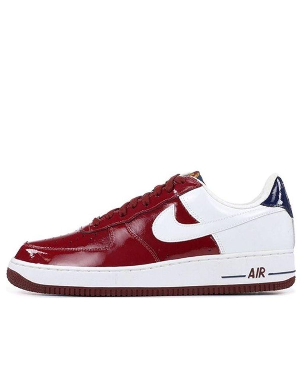 Nike Red Air Force 1 Premium 'Lebron' for men