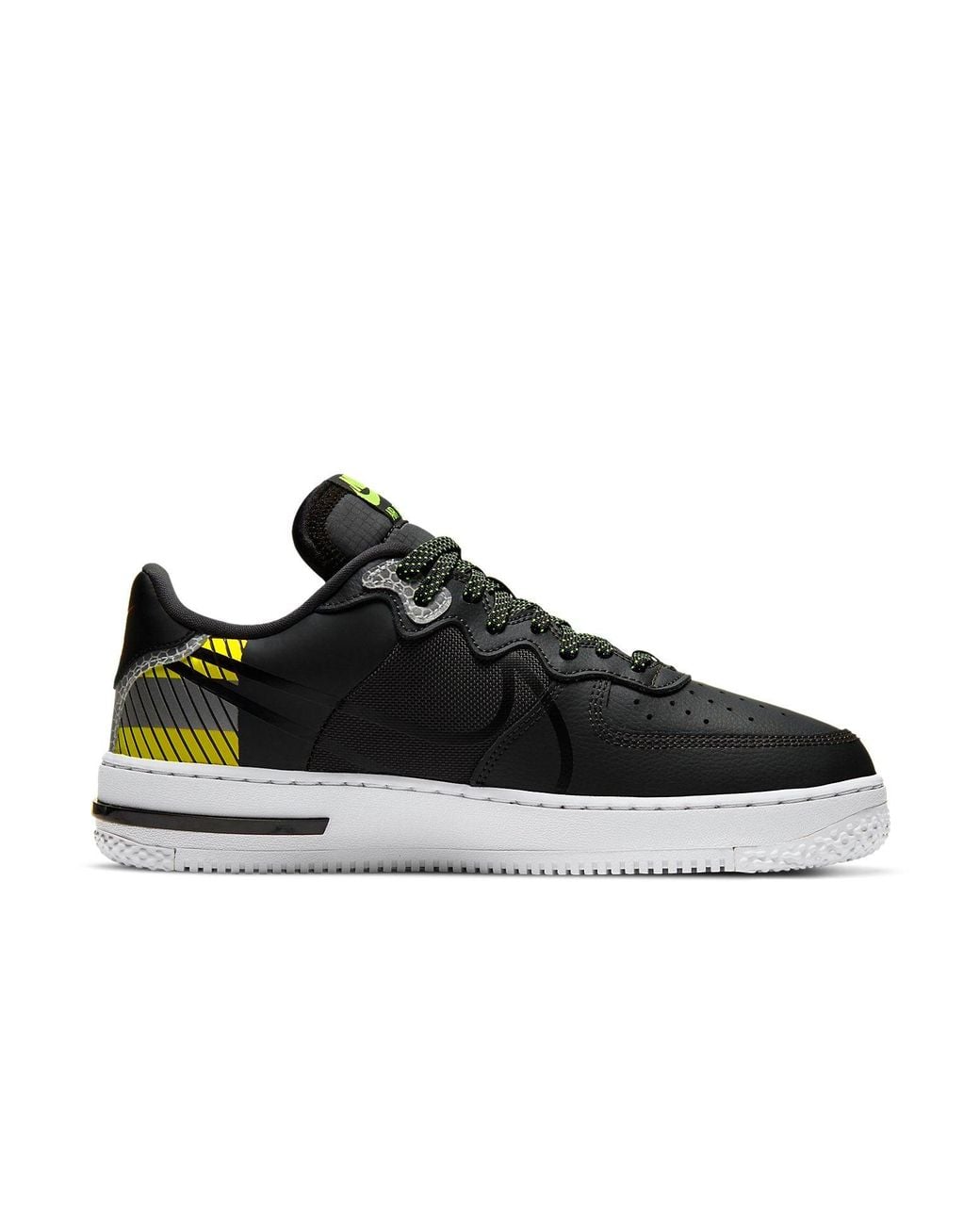 Nike Brown 3M X Air Force 1 React Lx 'Anthracite Volt' for men