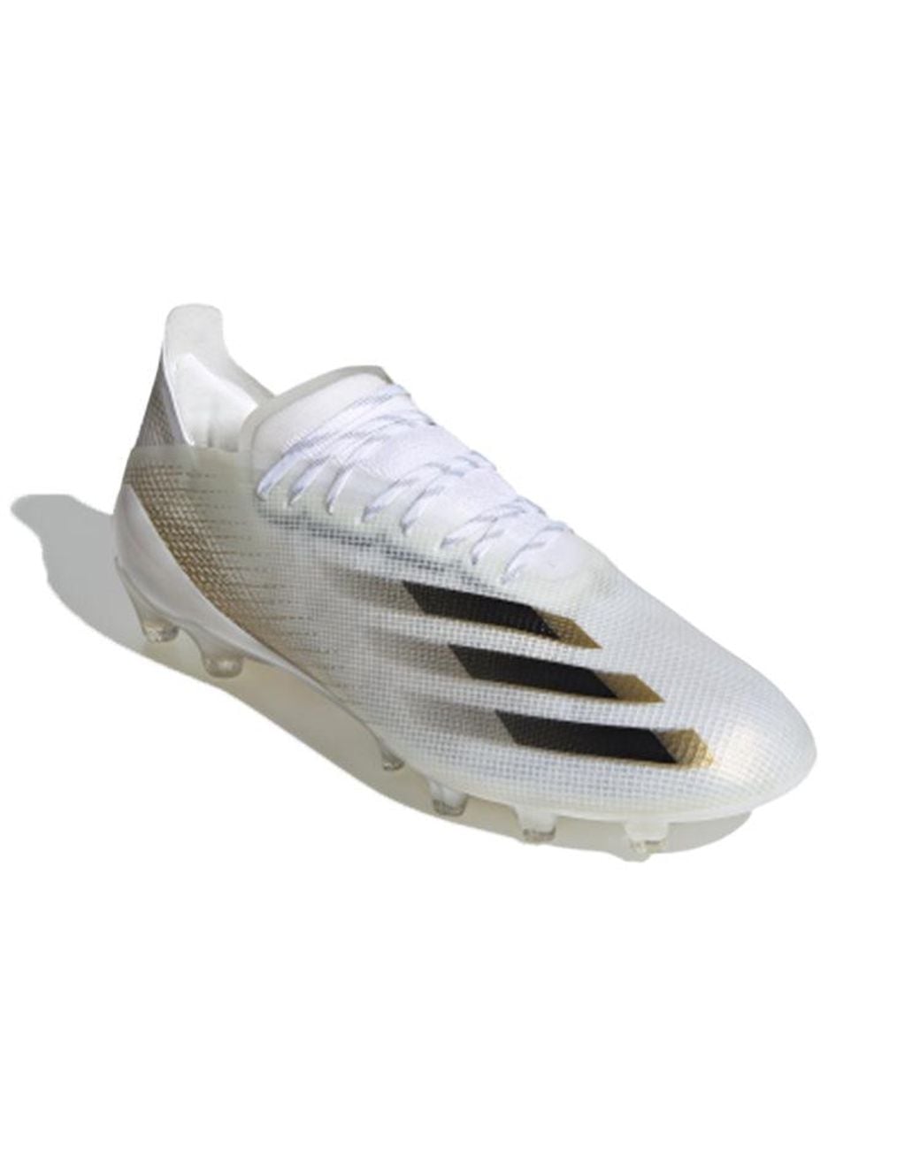 Adidas White X Ghosted.1 Ag Metallic Melange' for men