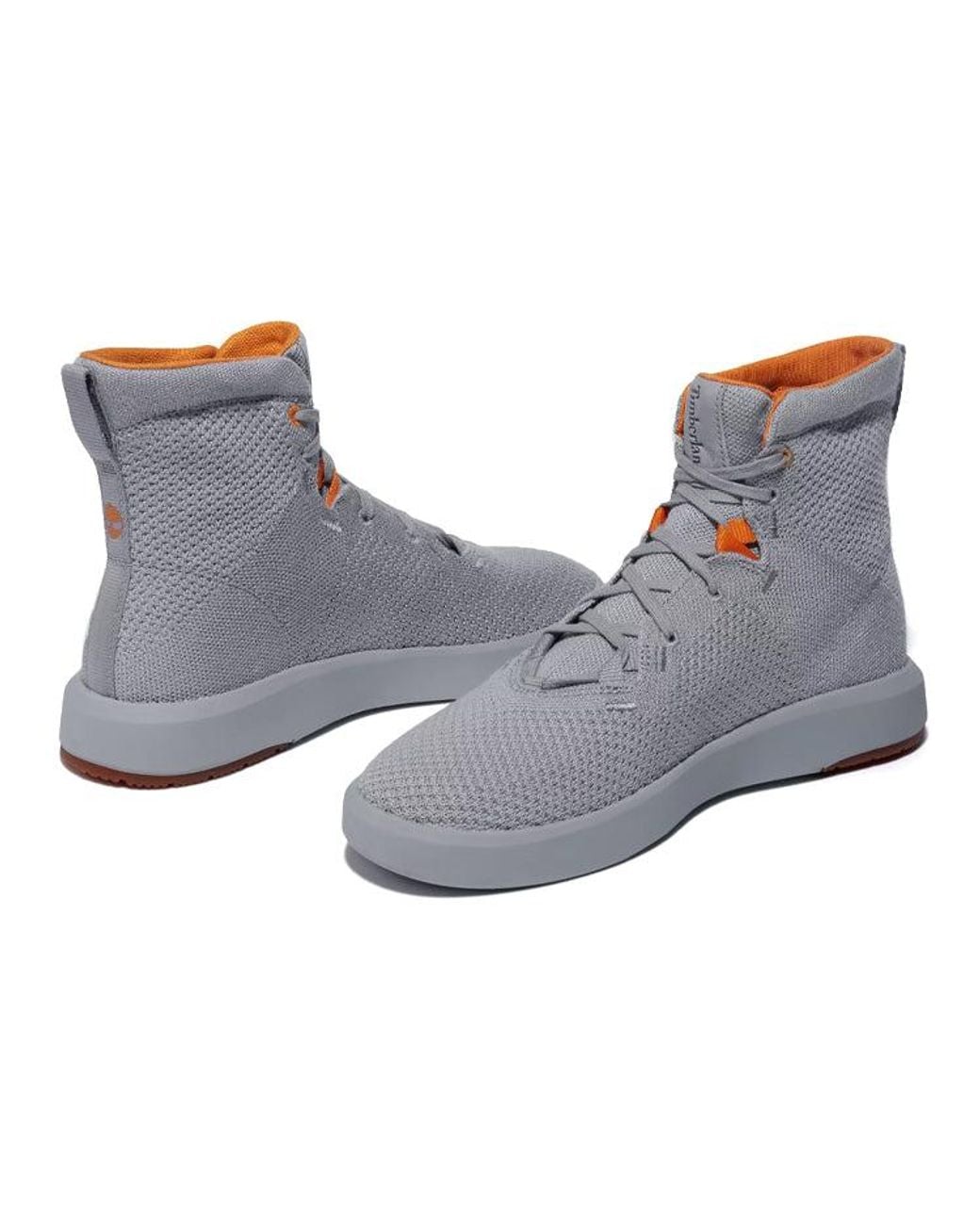Timberland Gray Truecloud Ek+ Knit Chukka Shoes for men