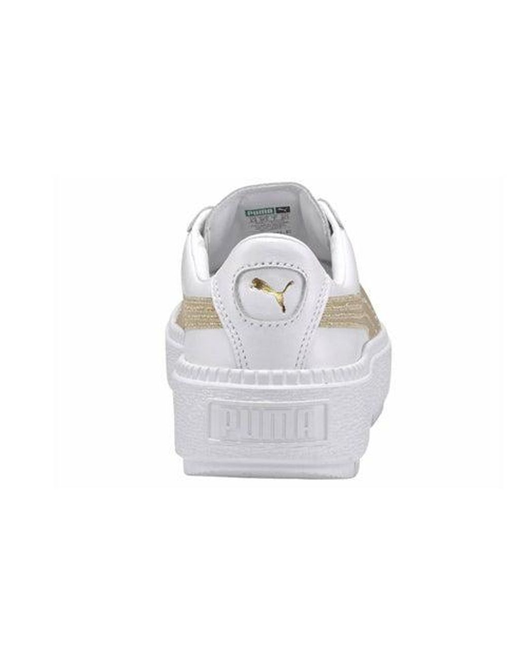 PUMA White (Wmns) Platform Trace Varsity'