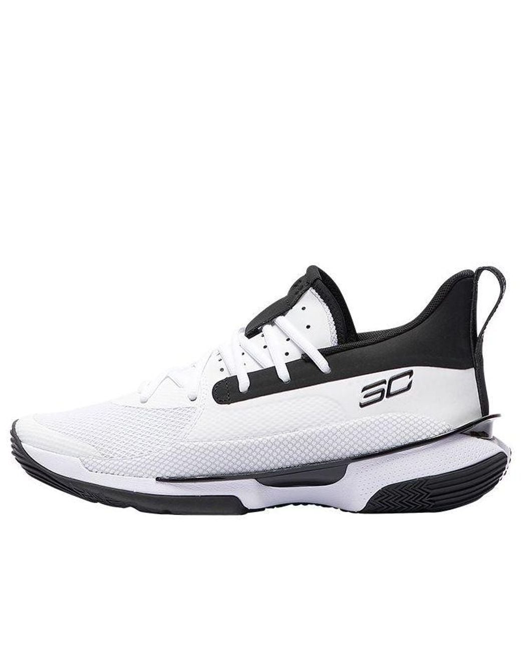 Under Armour White Curry 7 Team for men