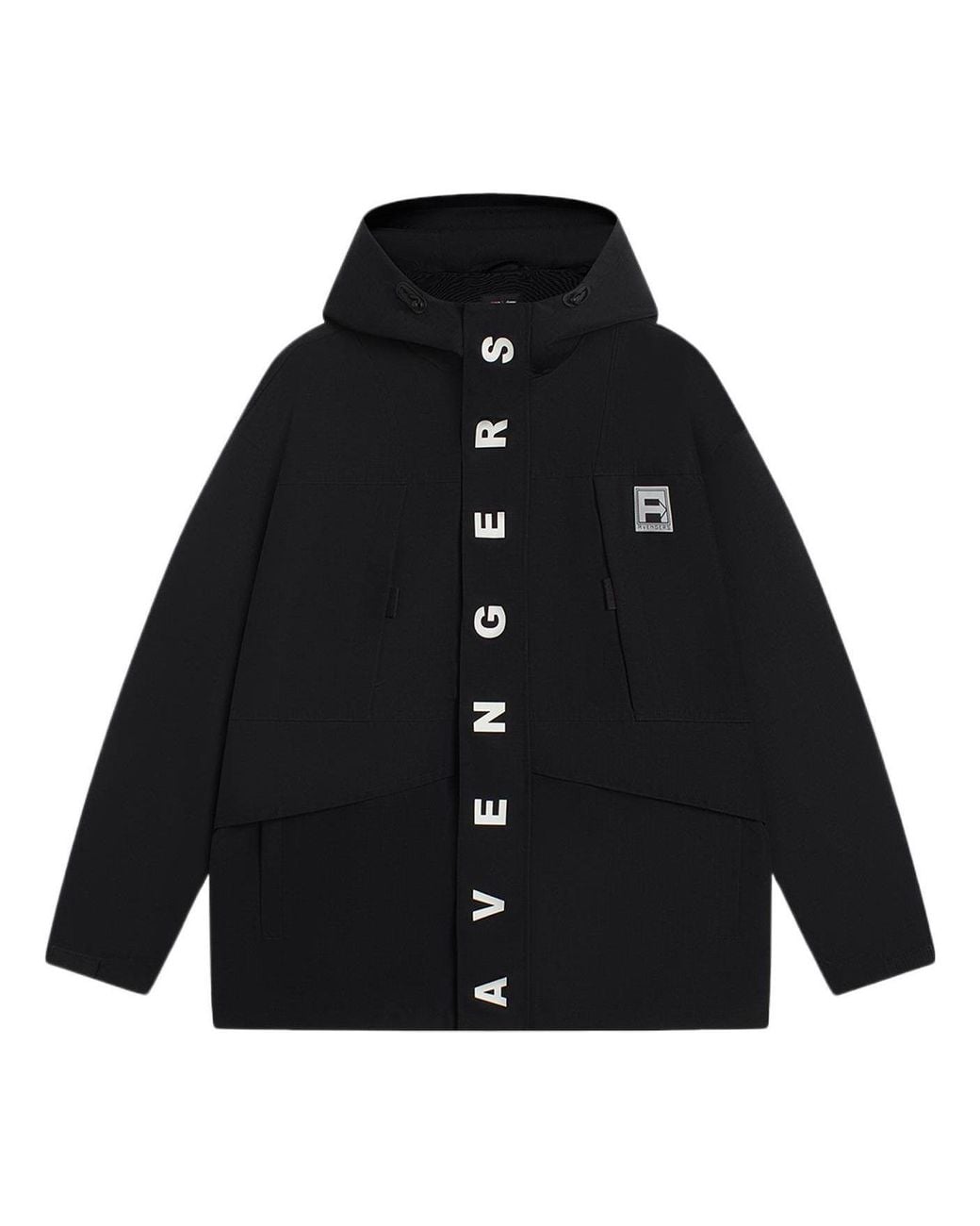 Li-ning Black X Marvel Graphic Windbreaker for men