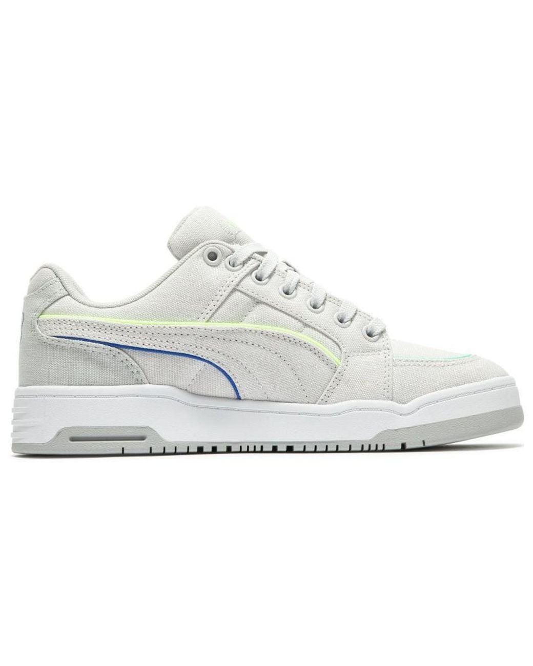 PUMA White Slipstream Lo Canvas for men