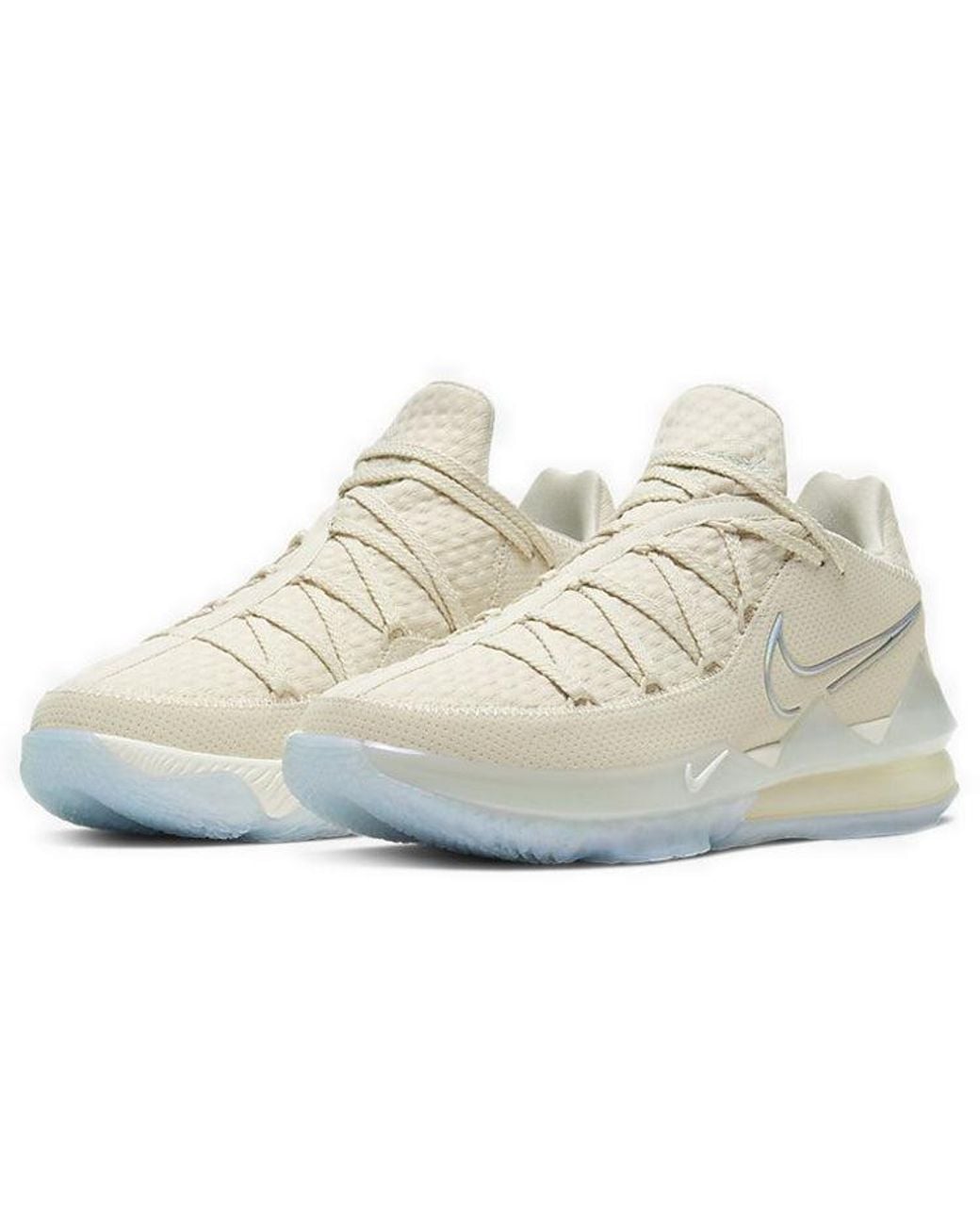 Nike White Lebron 17 Low Ep for men
