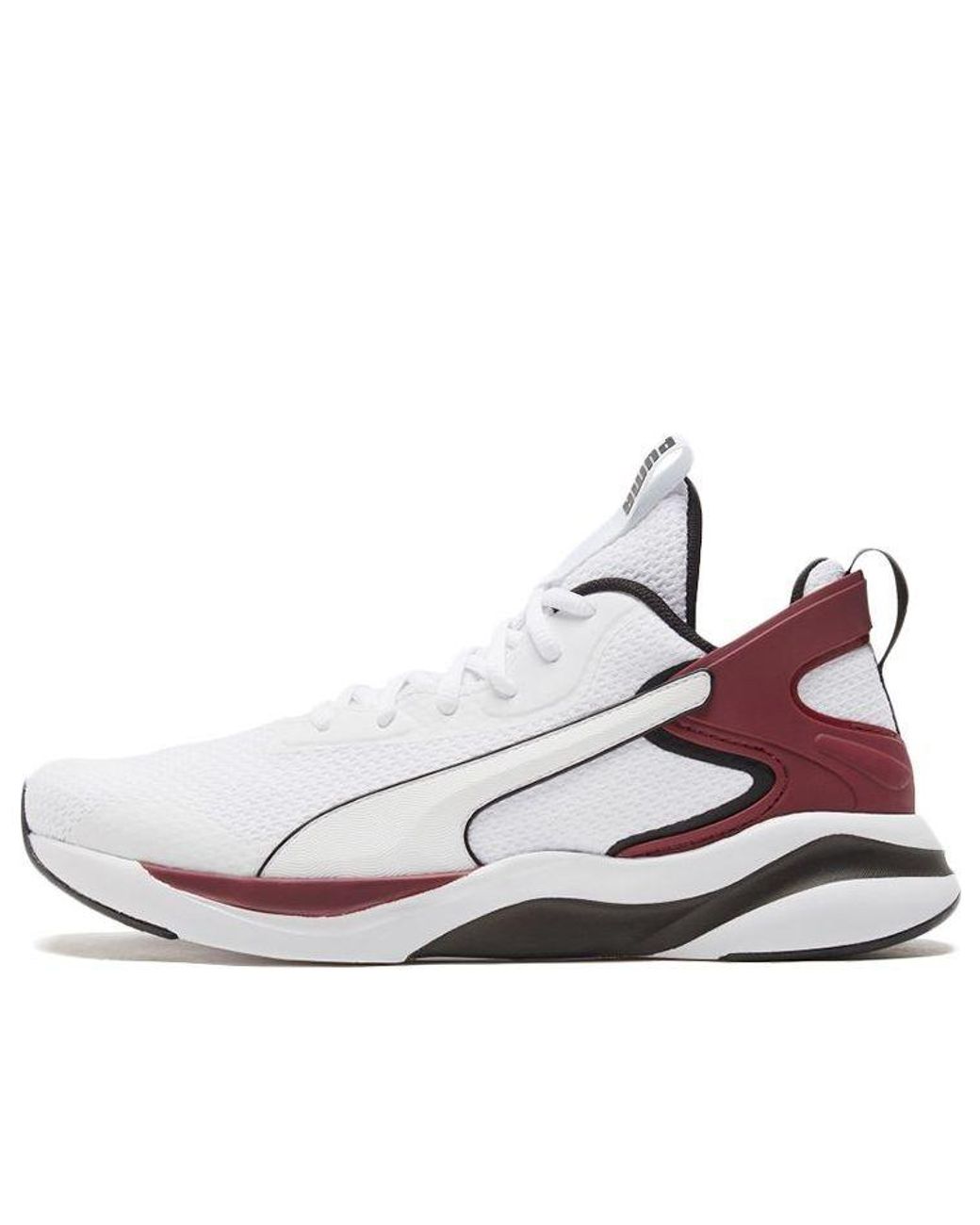 PUMA White Softride Rift Tech Low Top Running Shoes for men