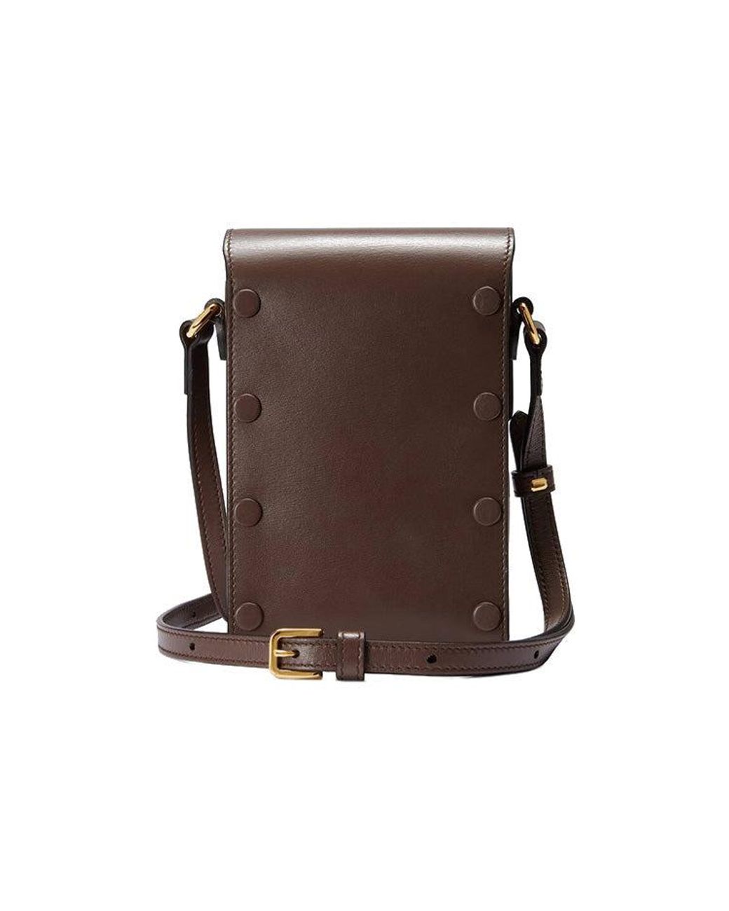 Gucci Brown (Wmns) Button1955 Seriesclutch Single Shoulder Bag Mini