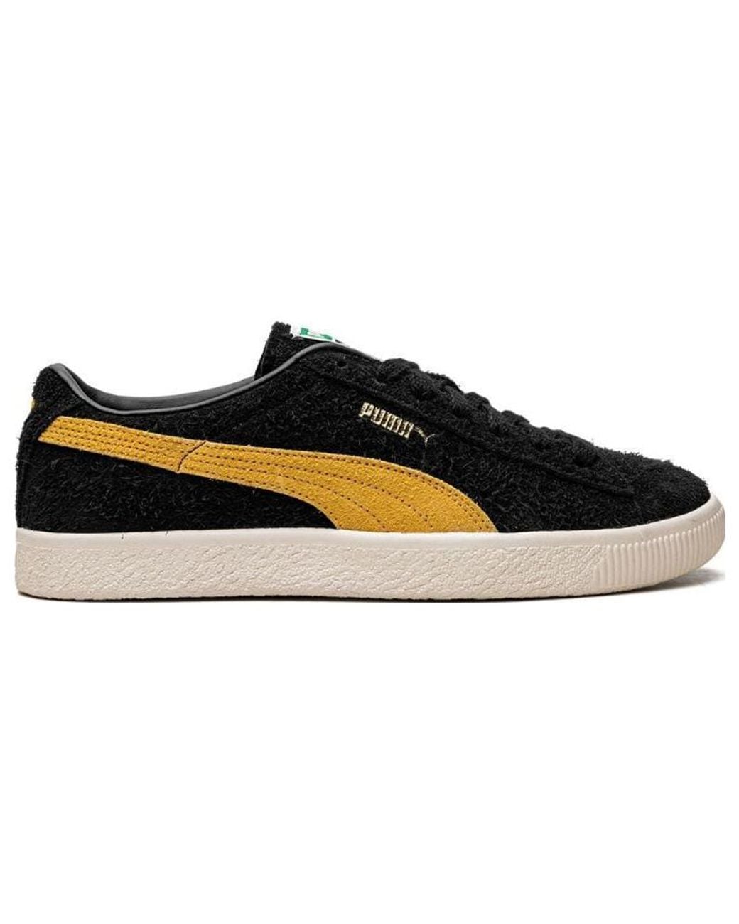 PUMA Black Suede Vintage Hairy Suede Frosted Ivory' for men