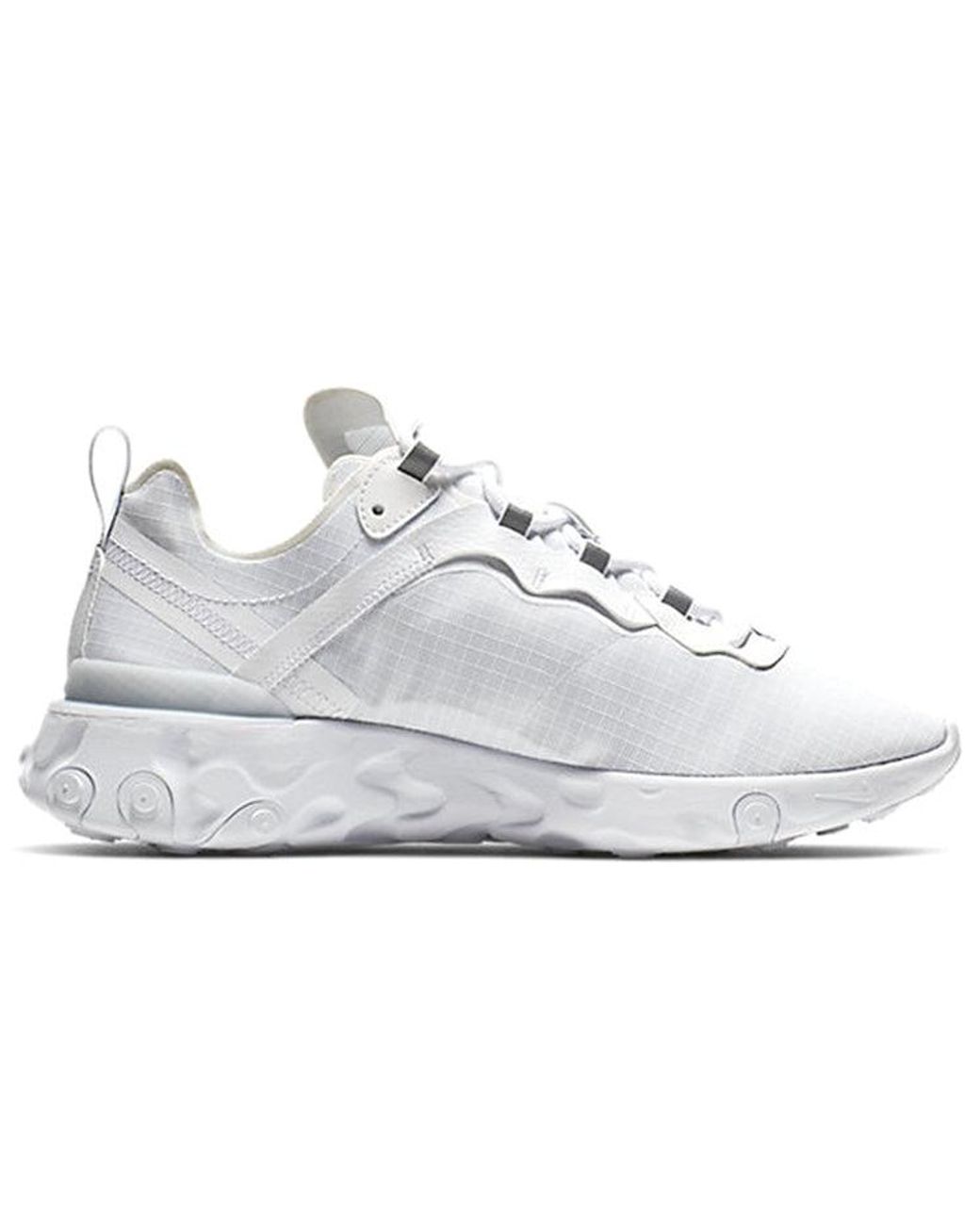 Nike White React Element 55 'Pure Platinum' for men