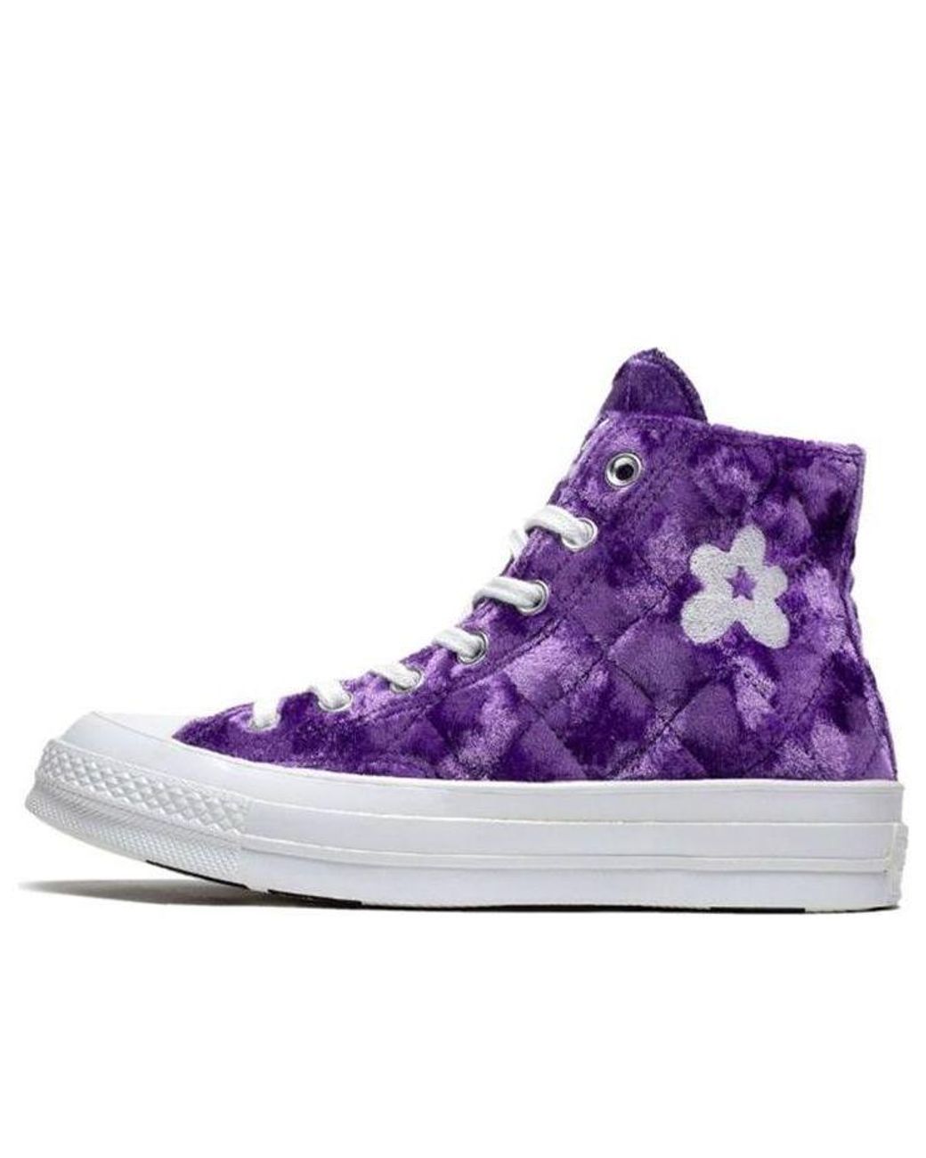 Converse Purple Golf Le Fleur X Chuck 70 Hi 'Quilted Velvet Tillandsia' for men