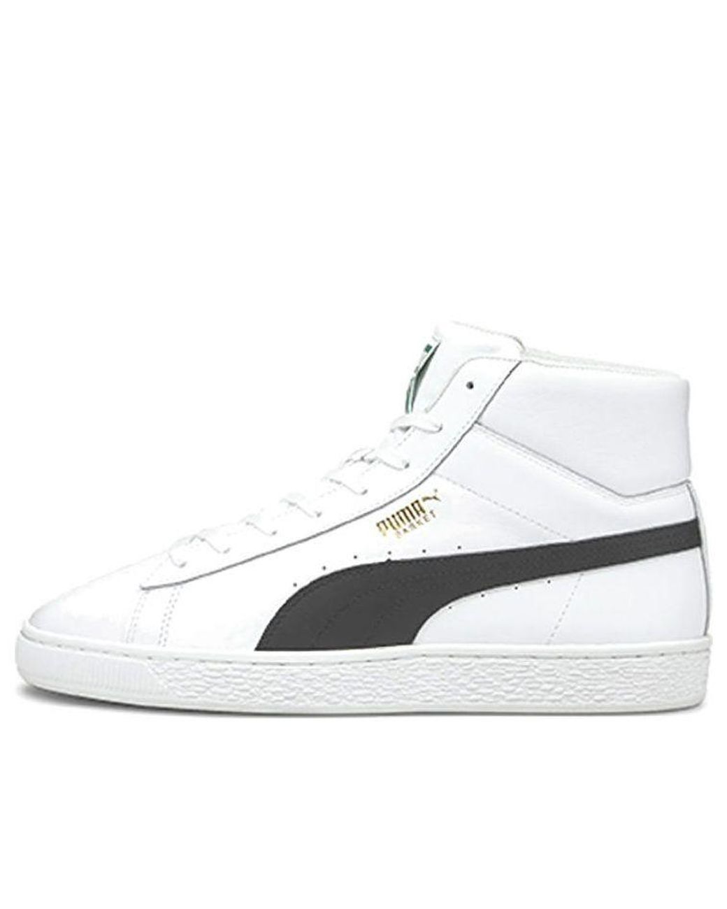 PUMA Basket Mid Xxi Sneakers in White for Men | Lyst