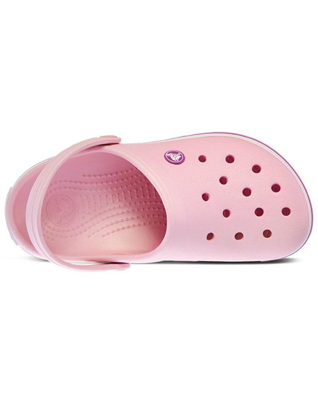 CROCSTM Pink Crocband Beach Sandals
