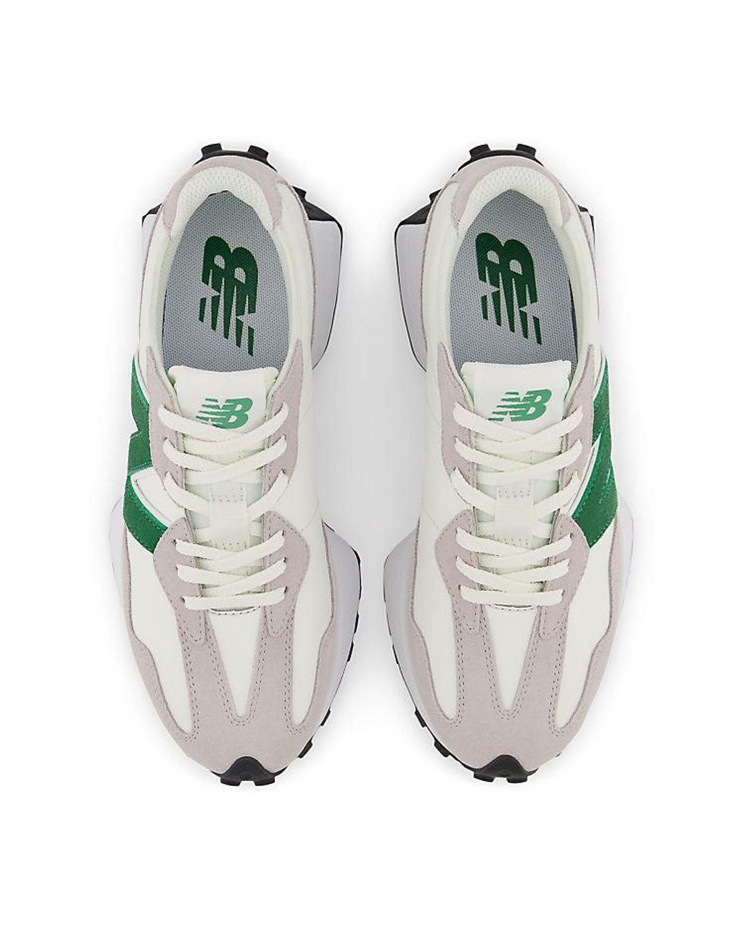 New Balance Green (Wmns) 327 'Rain Cloud Varsity'