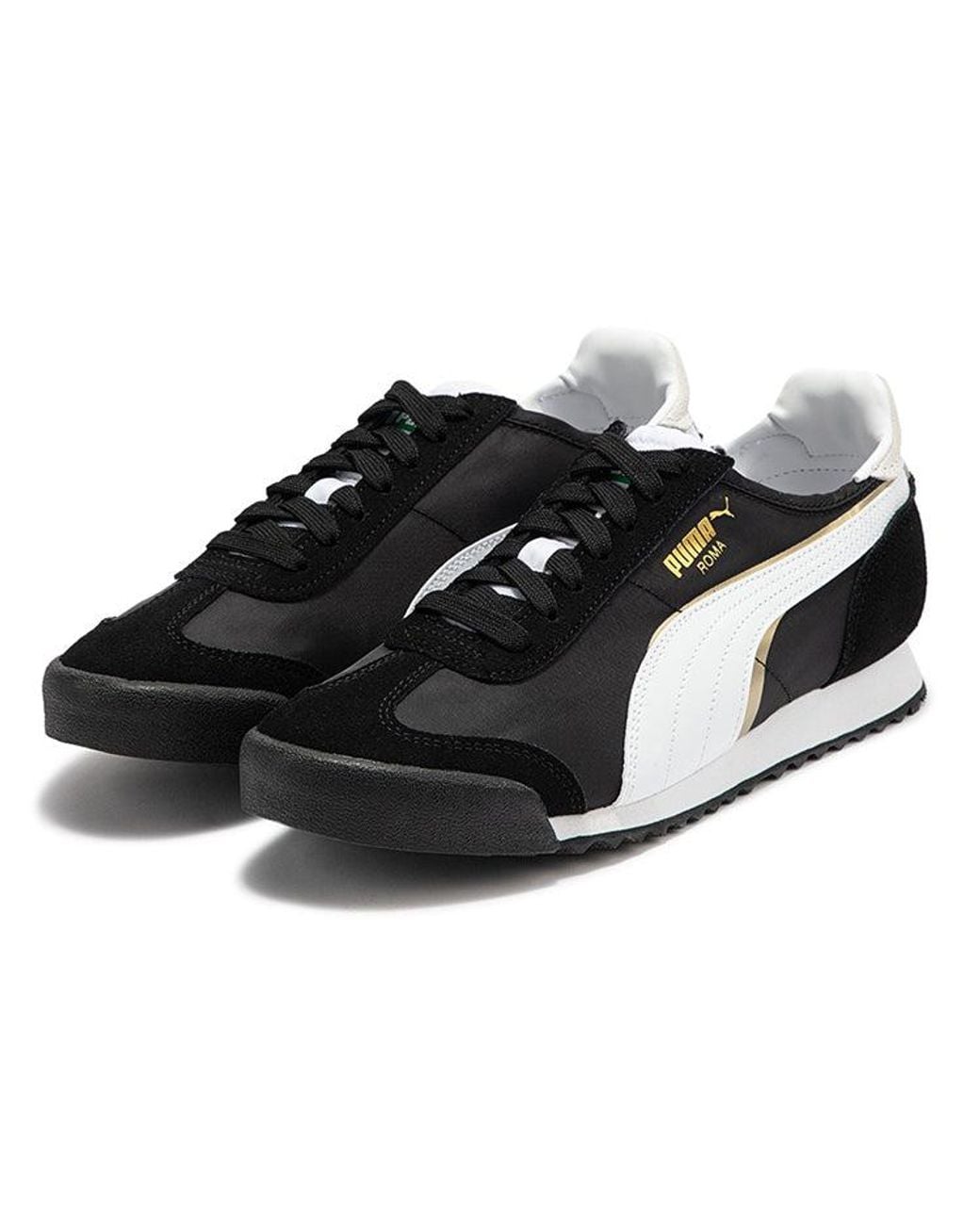 PUMA Black Roma Og Nylon 'Double Fs for men