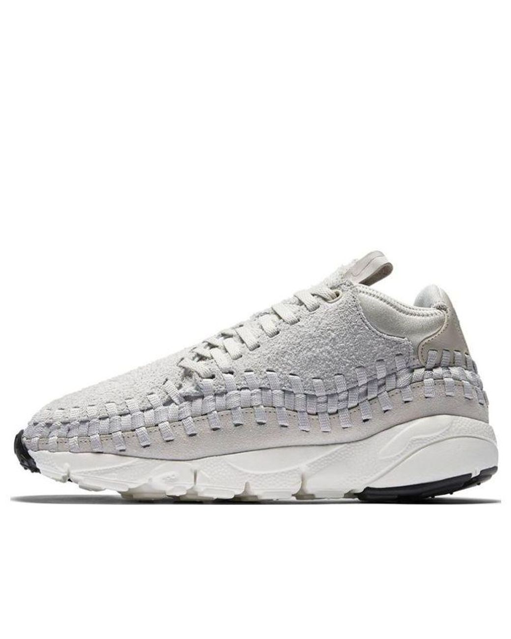 Nike Air Footscape Woven Chukka Qs in White for Men | Lyst
