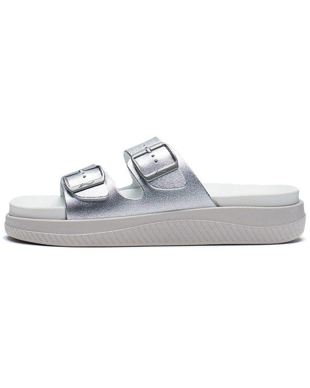Li-ning White (Wmns) Clap Stylish Casual Fashion Slippers