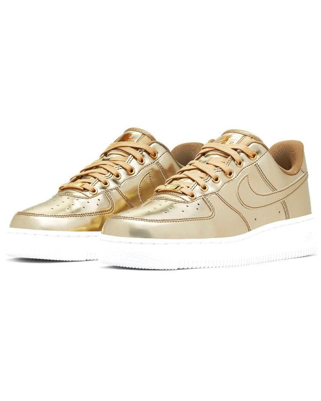 Nike White (Wmns) Air Force 1 Sp 'Liquid Metal