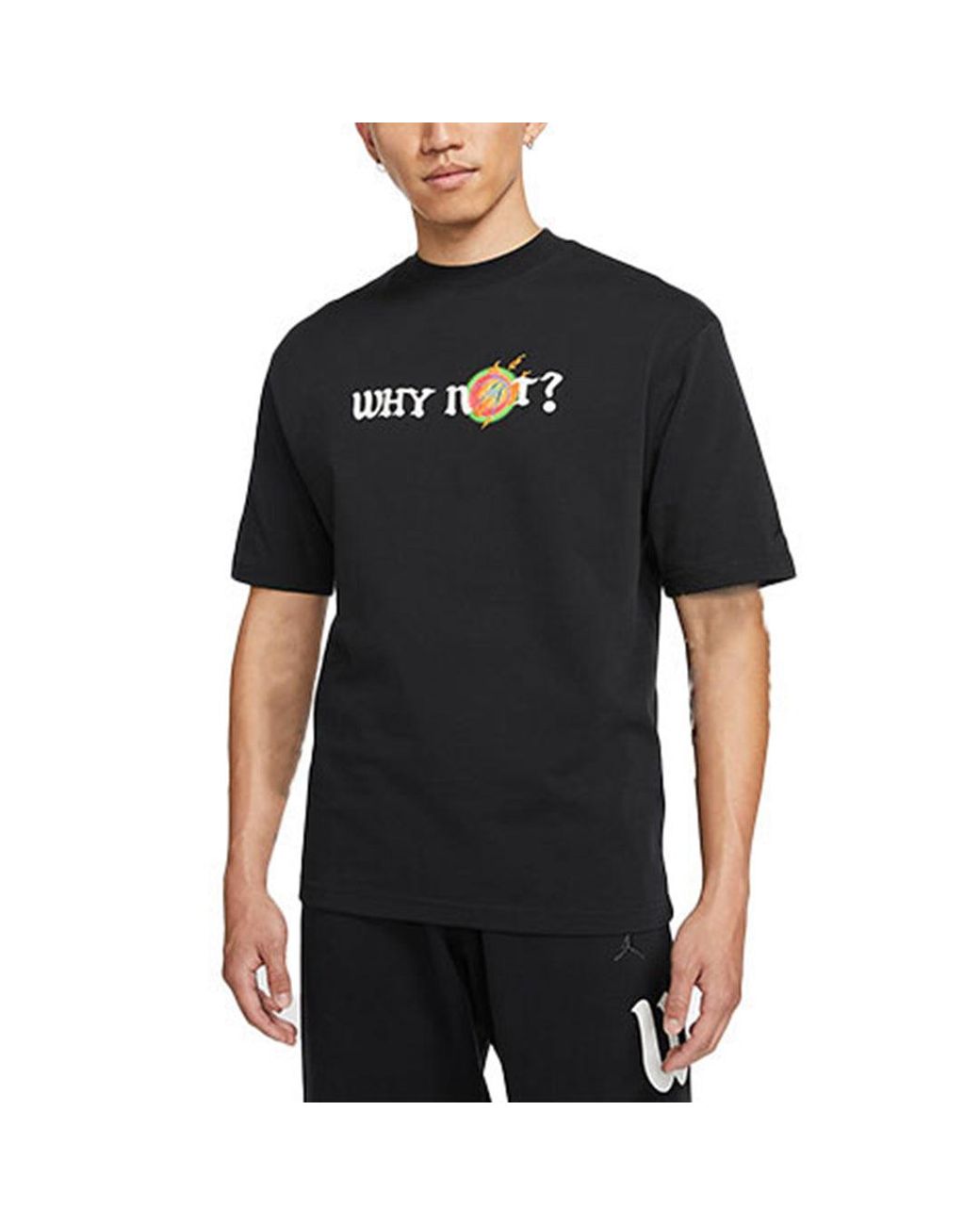 Nike Blue 'Why Not? Casual Sports Crew-Neck Short Sleeve for men