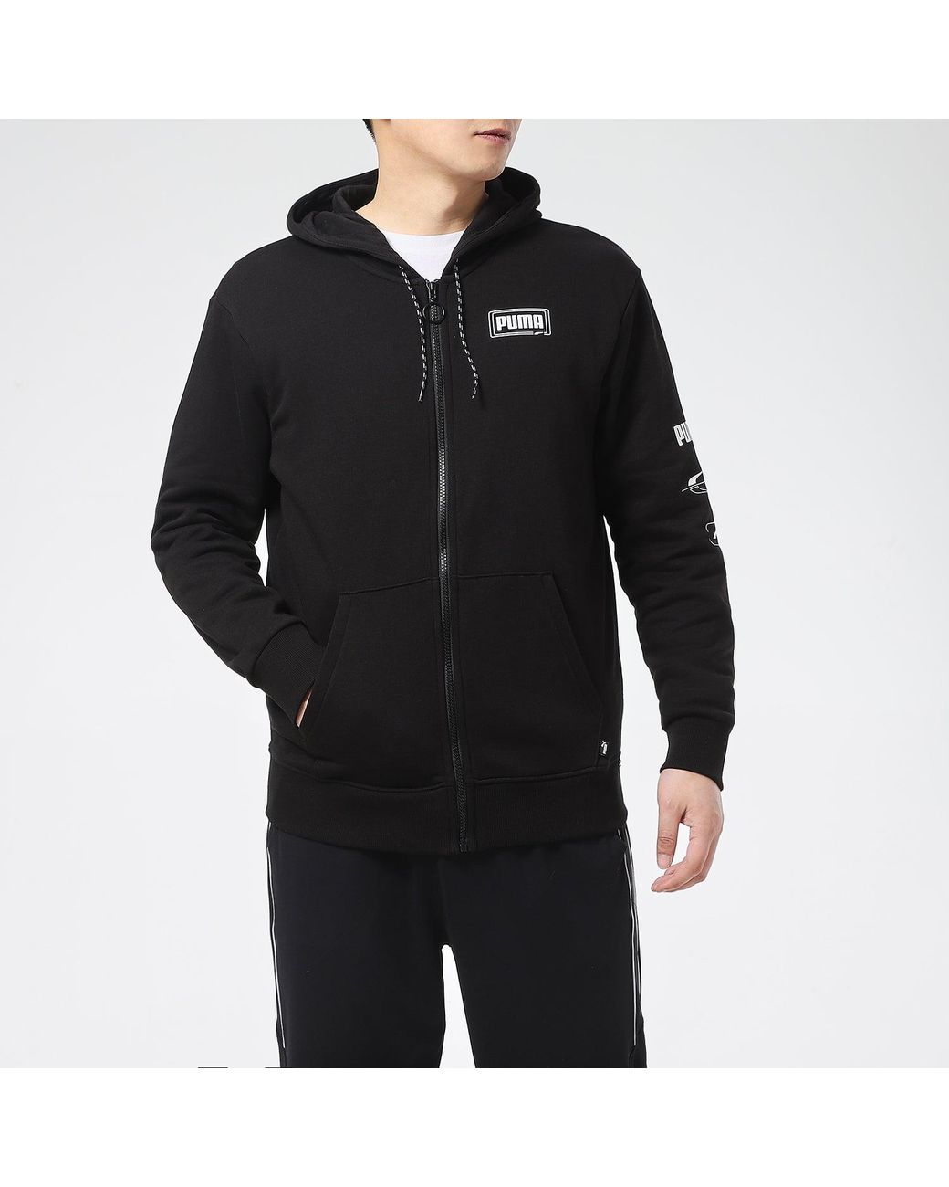 PUMA Black Rebel Hoody Jacket for men