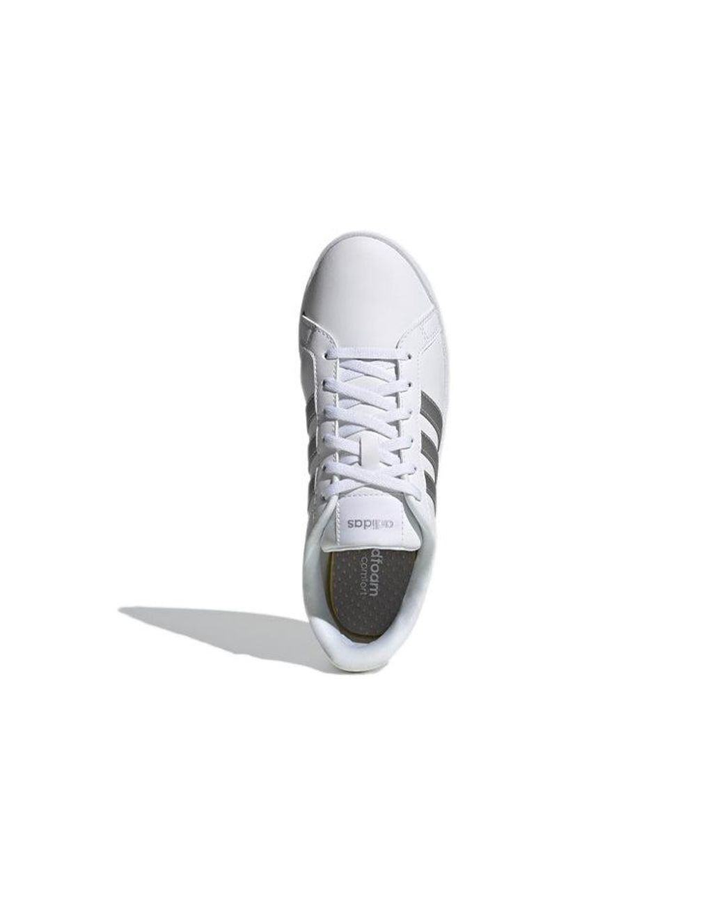Adidas White (Wmns) Courtpoint Metallic'