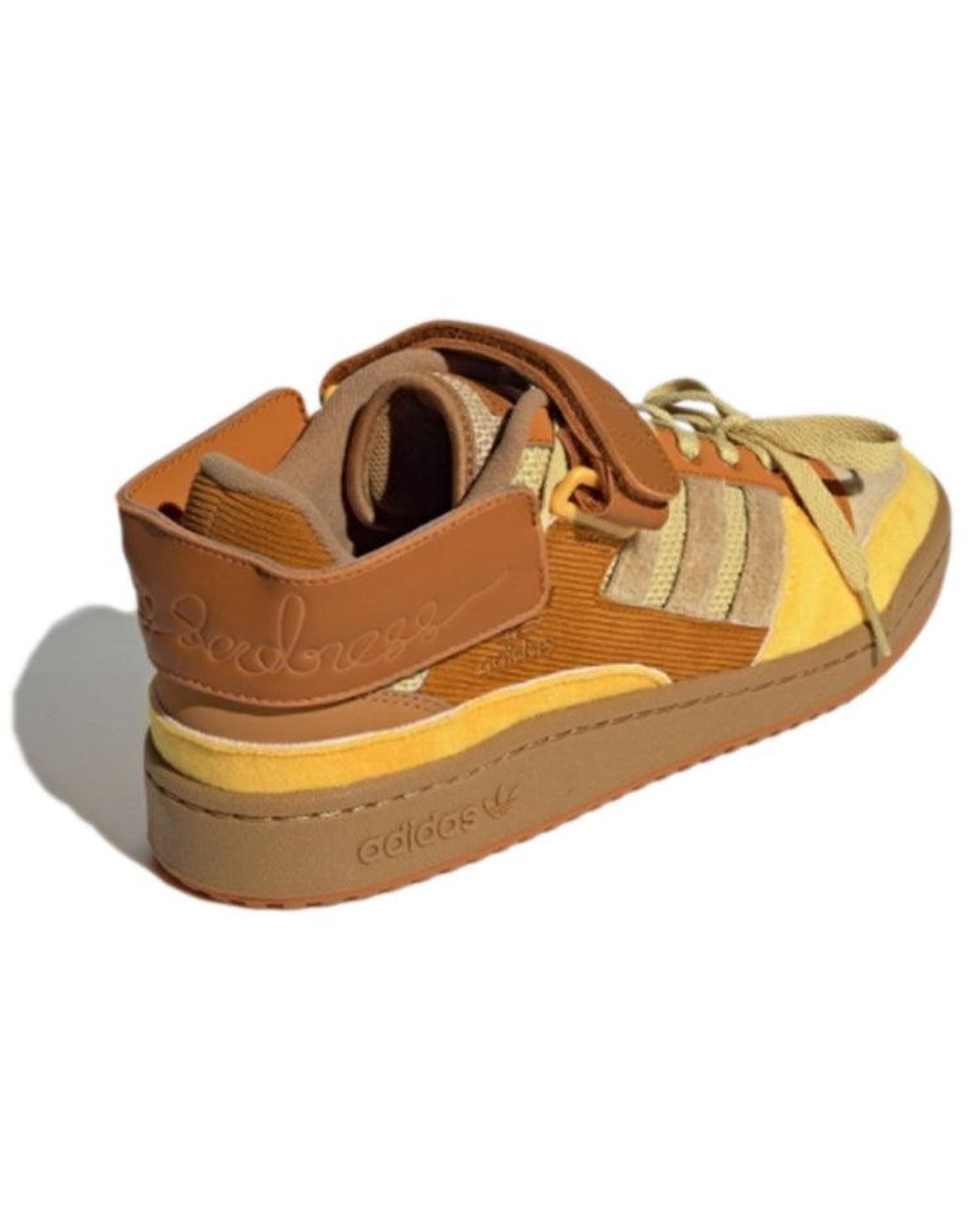 Adidas Brown Melting Sadness X Forum Exhibit Low 'Puppet Costume for men