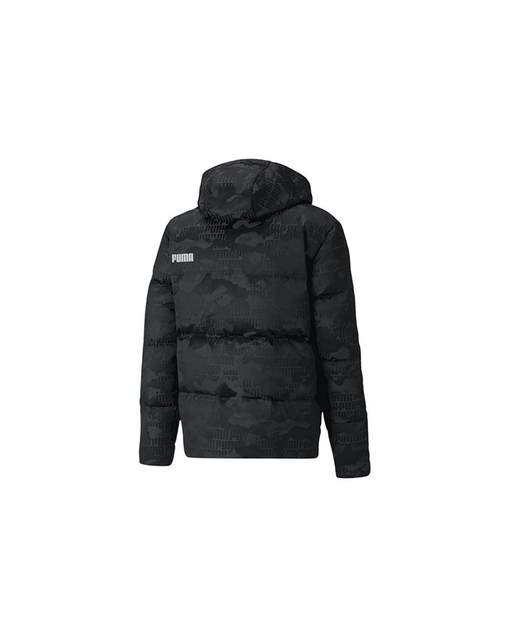 PUMA Black Camo Down Jacket for men