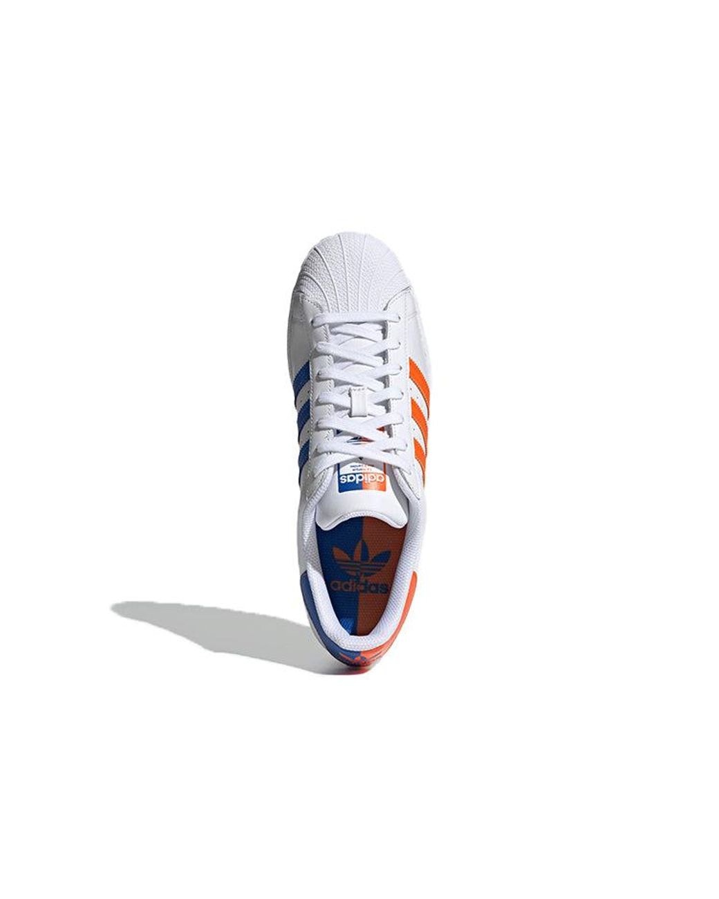 adidas Superstar Knicks Split in White for Men | Lyst UK