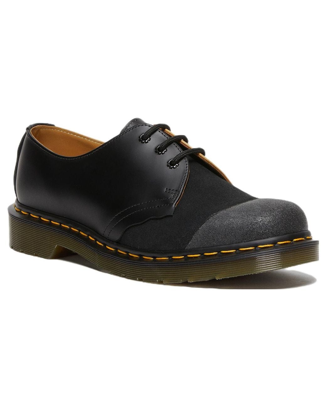 Dr. Martens Black 1461 Reverse Tan'