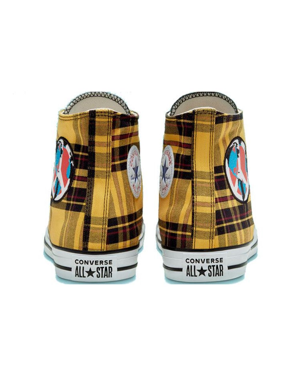 Converse Yellow Chuck Taylor All Star High 'Plaid Pack for men