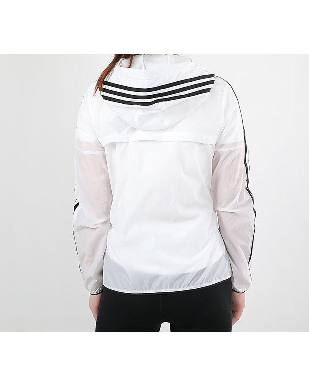 Adidas White (Wmns) Windbreaker 3S Jacket