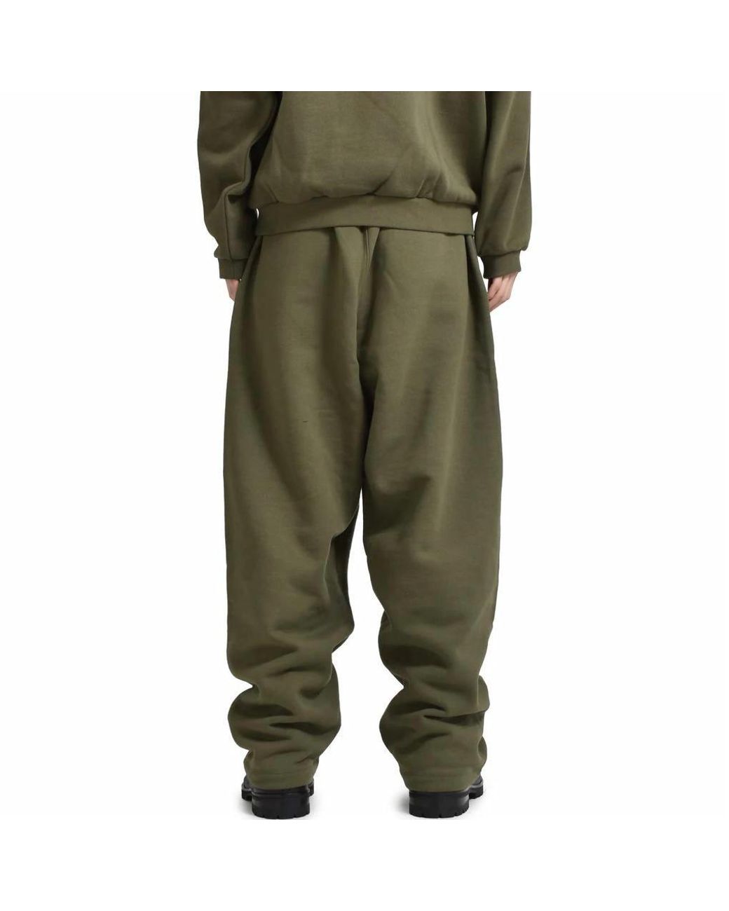 Fear Of God Green Fall24 Back To School Fleece Relaxed Sweatpant for men
