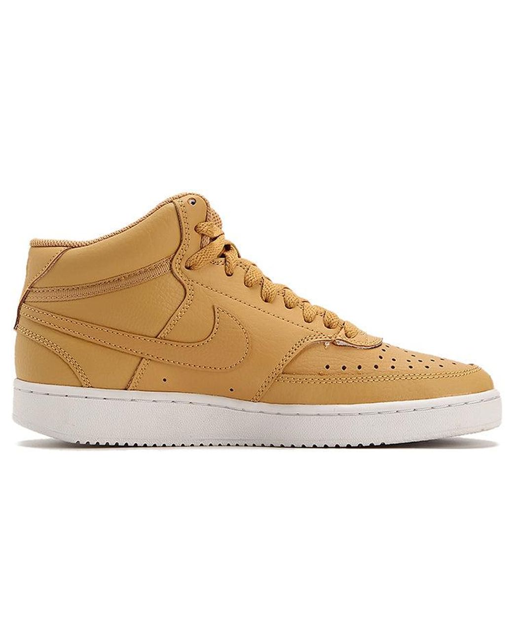 Nike Court Vision Mid Wheat in Brown | Lyst