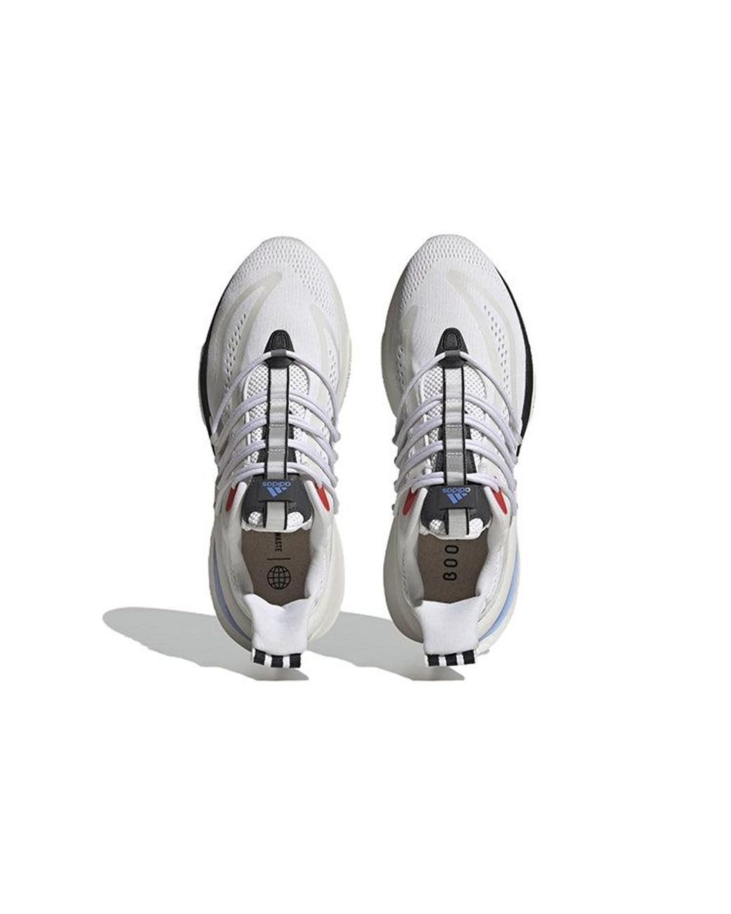 Adidas White Alphaboost V1 Fusion' for men