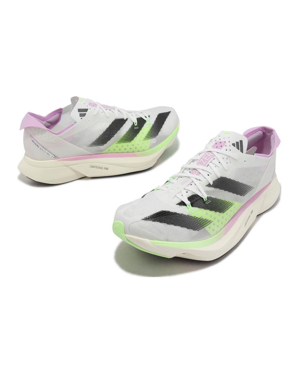 Adidas White Adizero Adios Pro 3 'Multi' for men