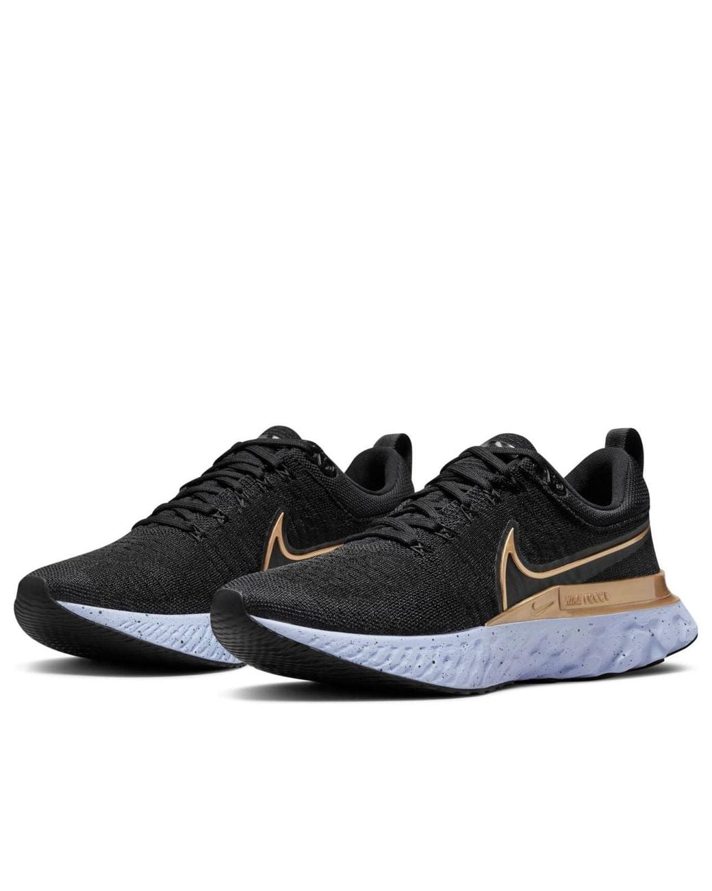 Nike Black (Wmns) React Infinity Run Flyknit 2 Metallic'