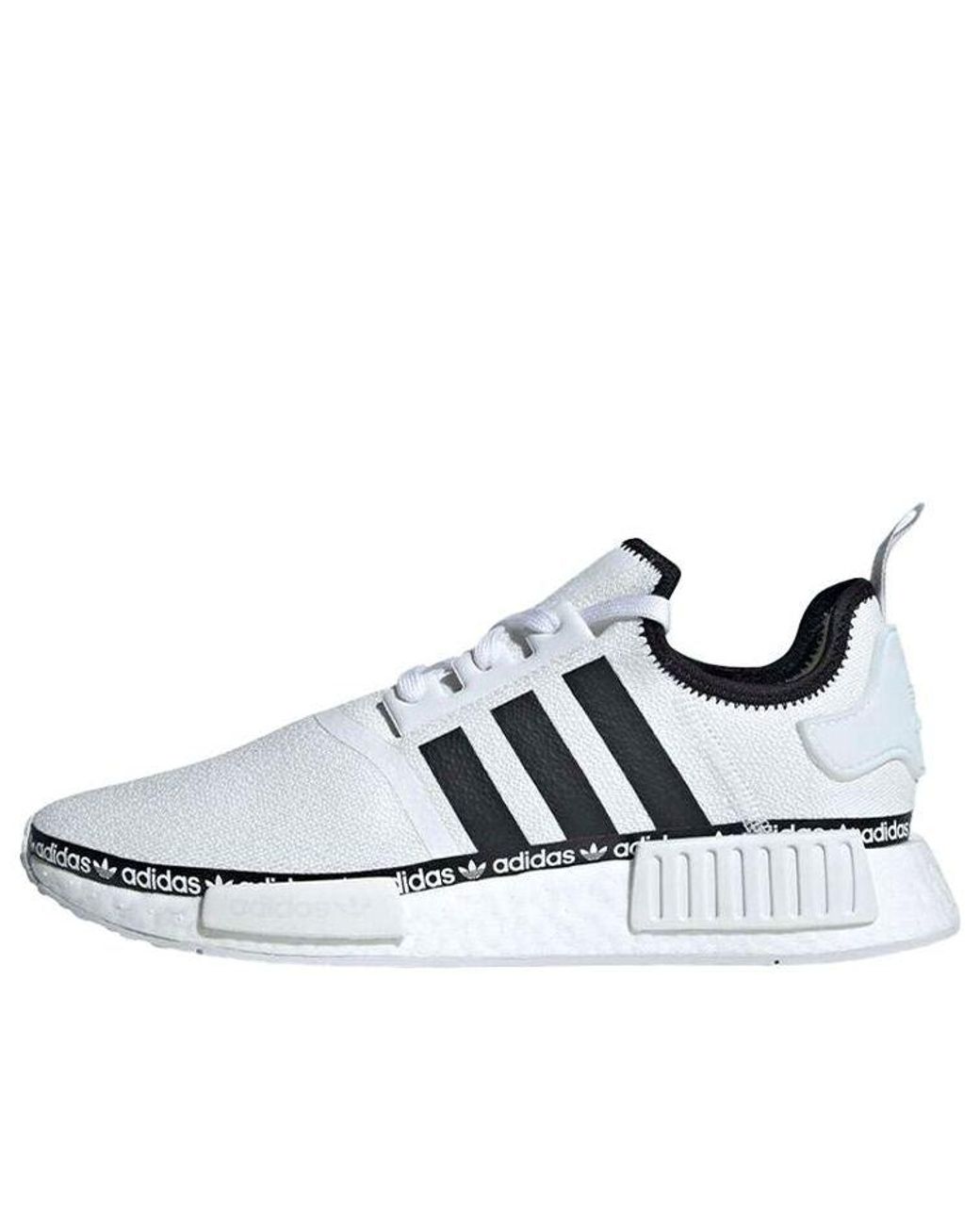 Adidas White Nmd_R1 'Logo Strip for men