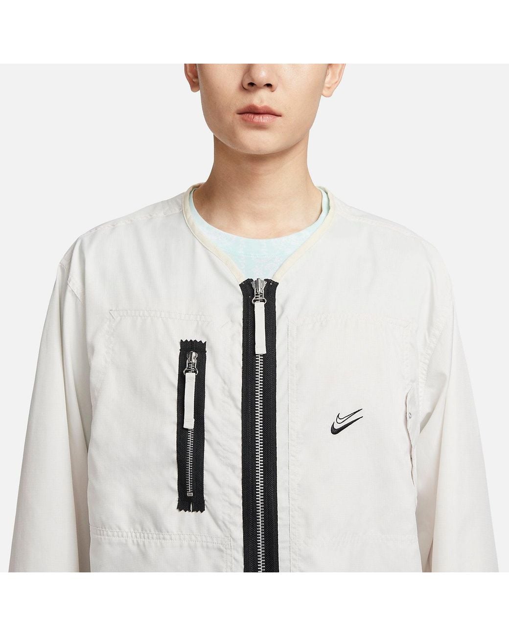 Nike White Kevin Durant Lightweight Basketball Jacket for men