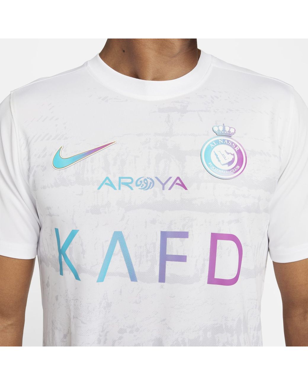 Nike White Al Nassr Fc 23/24 Stadium Third Jersey for men