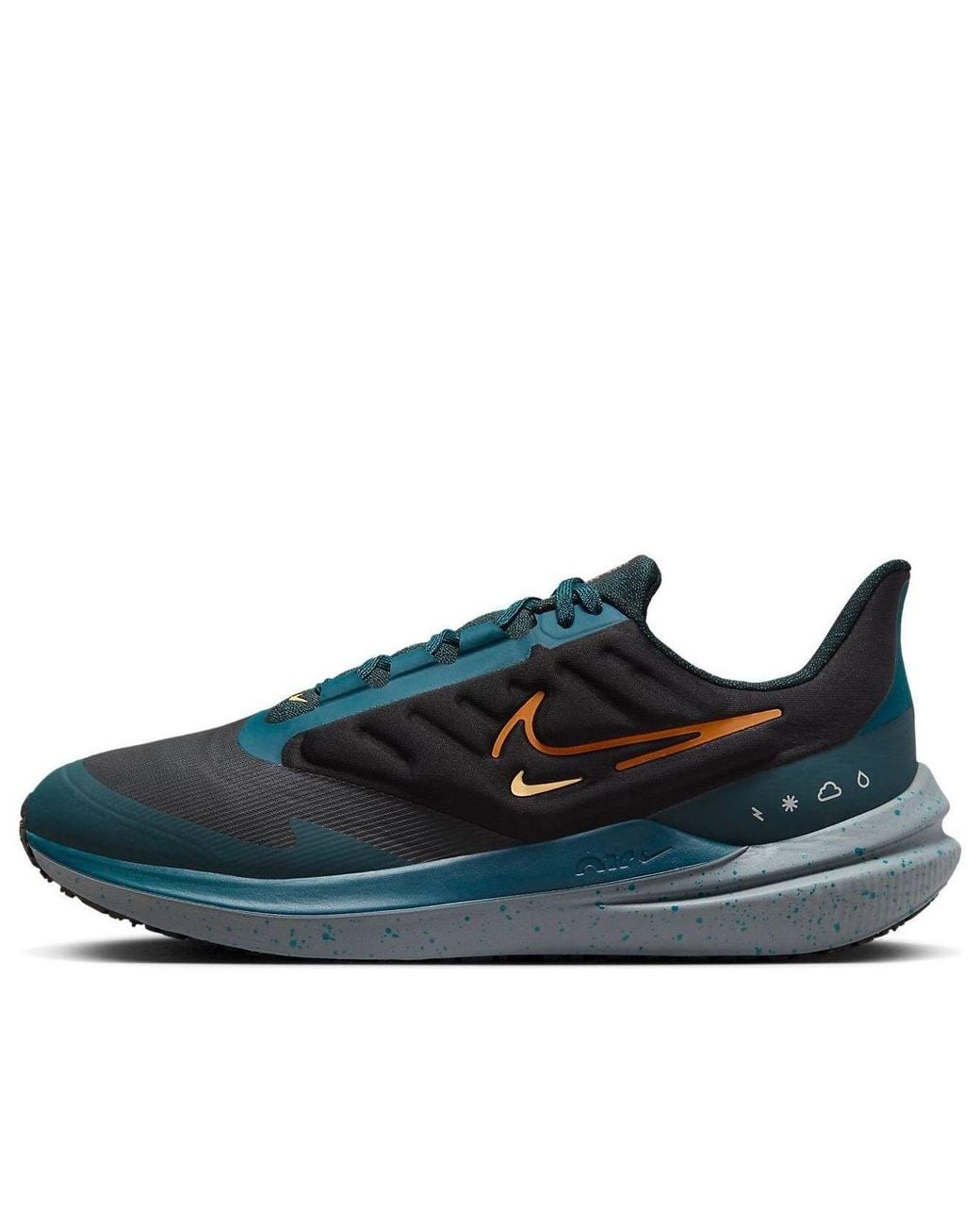 Nike Blue Air Zoom Winflo 9 Shield Deep Jungle' for men
