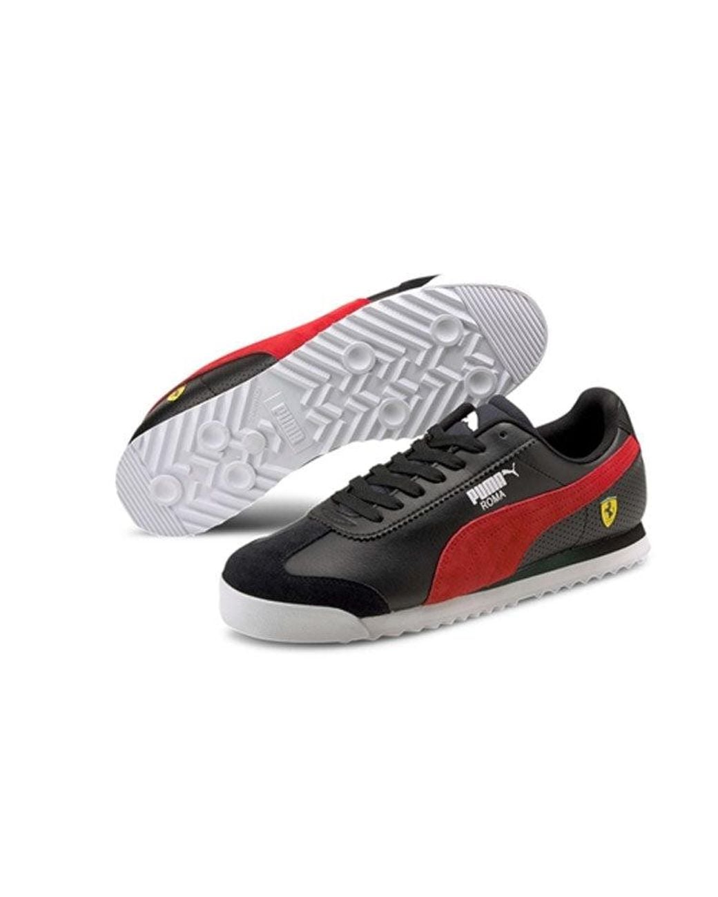 PUMA Red Scuderia Ferrari X Roma Rosso Corsa' for men